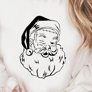 Santa Malone Sweatshirt, Santa Malone Shirt, Posty Clause, Grappige Kerst Sweatshirt, Lelijke Kerst Sweatshirt