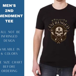 Shall Not Be Infringed, Men&#39;s Patriotic Tee, 2nd Amendment Shirt, Veteran Gift