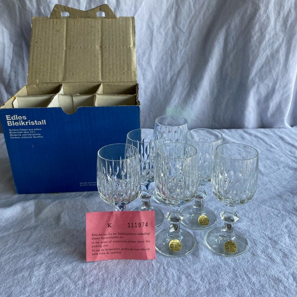 Bleikristall Glasses Etsy