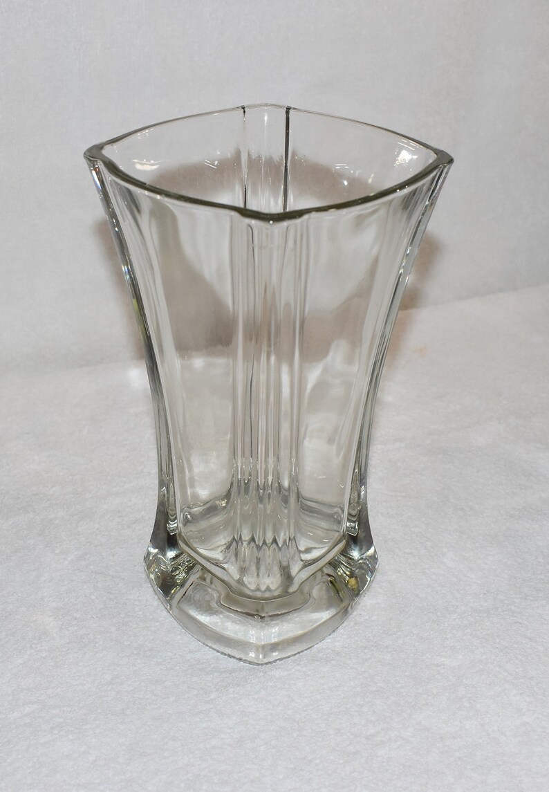 Luminarc Crystal Vase Made in France Etsy