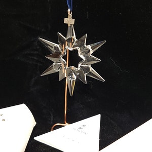 1997 Elegantly Beautiful Swarovski Annual Snowflake Ornament