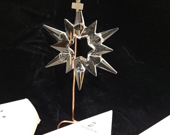 1997 Elegantly Beautiful Swarovski Annual Snowflake Ornament
