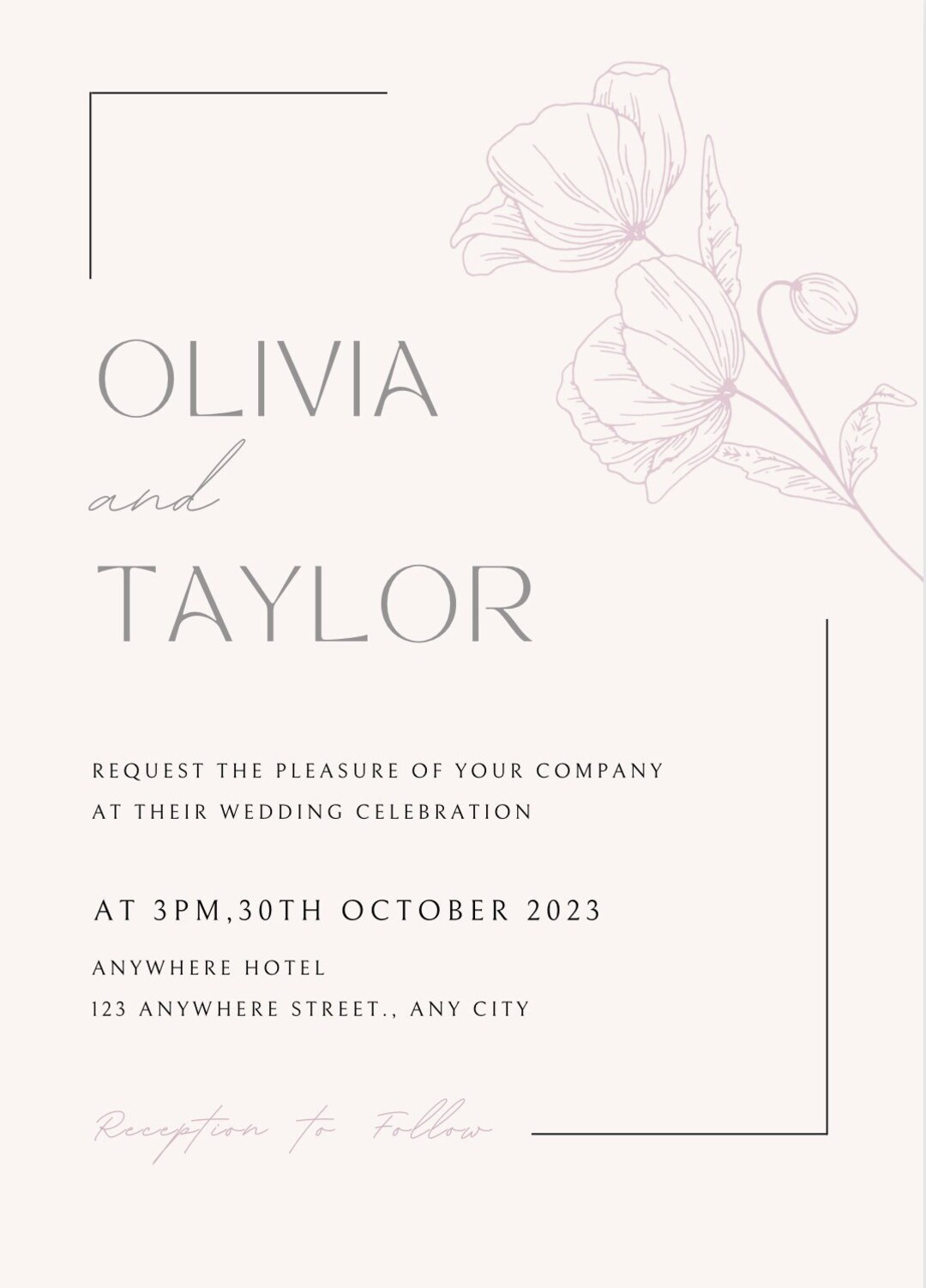 Customizable Invitation Template Milestone Birthday Baby Etsy