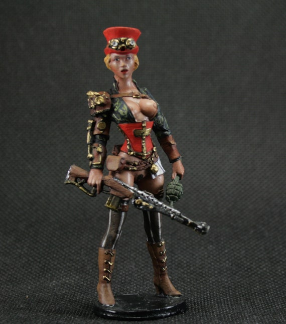 Figurine Militaire En Plomb Peint 75mm – Soldat De Collection – Pièce Ancienne