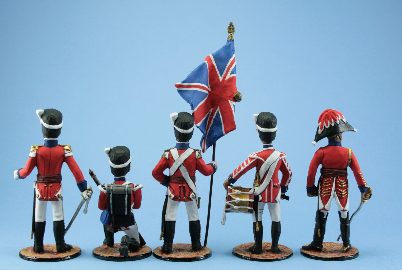 Tin Soldier 54 Mm Model Set of Tin Soldiers Great Britain 1812 Etsy