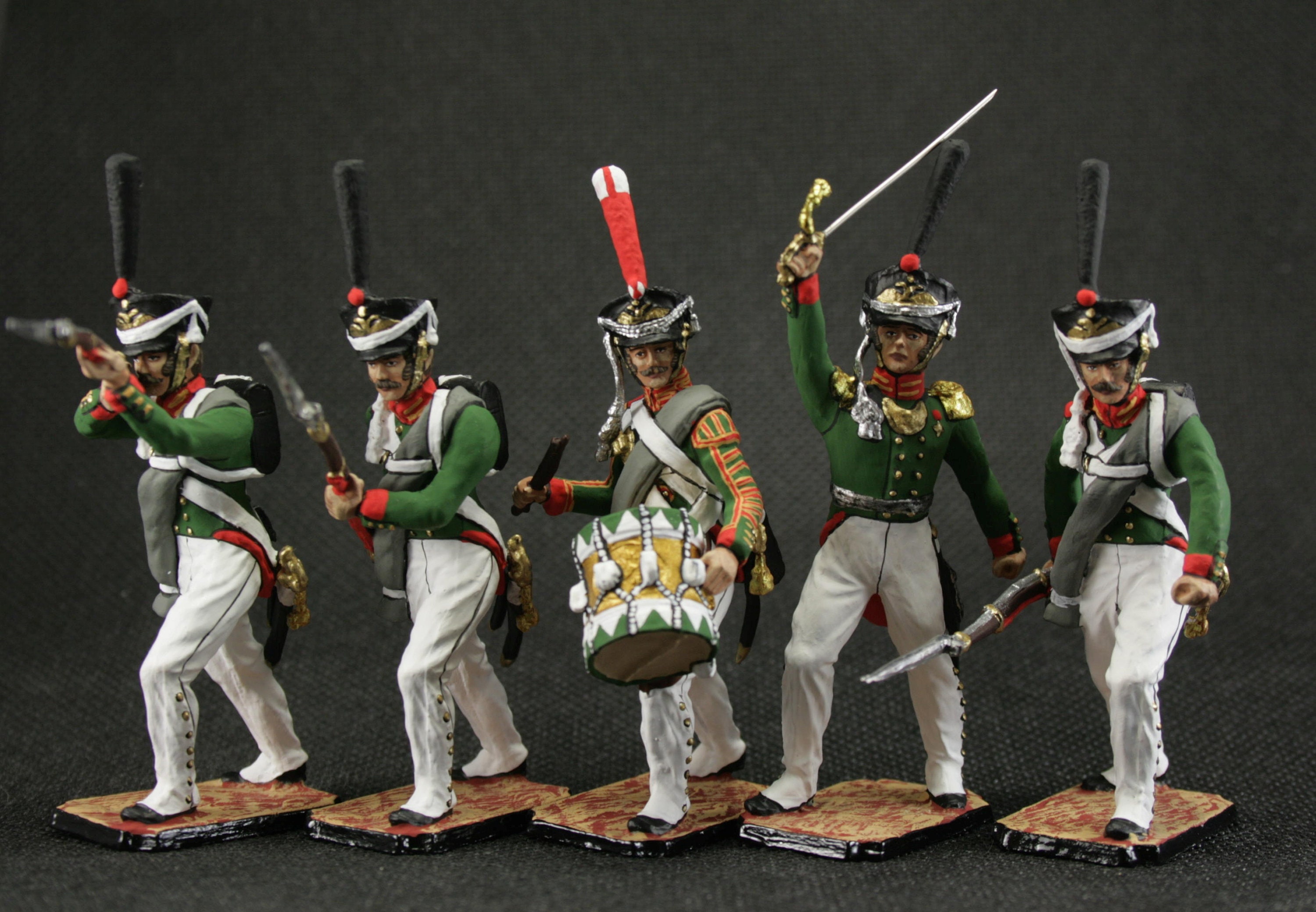 Soldats De Plomb De La Grande Armée De Napoléon Soldats de plomb 54 mm Ensemble de soldats de plomb Napoléon 1812