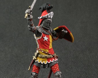 Figurine Soldat Bataille D'Azincourt 54 Mm – Pegaso Models, Peinte à La Main