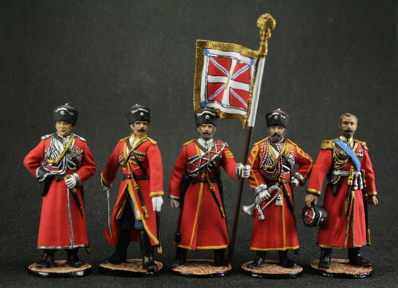 Tin Soldier 54 Mm Set of Tin Soldiers Historical Miniature Etsy