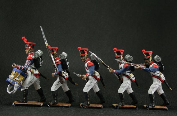 Tin Soldier 54 Mm A Set of Tin Soldiers 5 Figures. Napoleon - Etsy