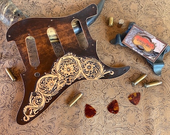 Custom Punziertes Pickguard für Fender Vintage 8 Hole 8 Hole