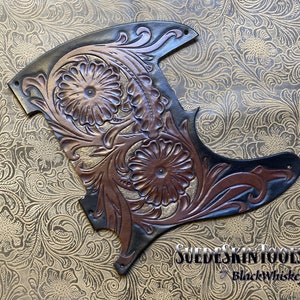 Custom Tooled Leather Pickguard fits Fender Telecaster Tele Esquire Nashville