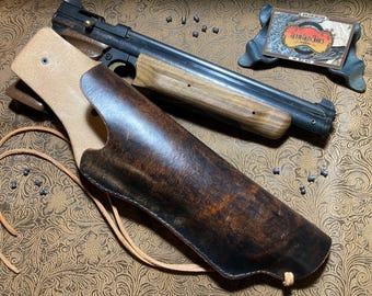 Custom Leather Holster fits Crosman 1377 1322 1300 Pellet Gun Pistol