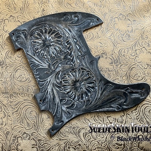 Custom Tooled Leather Pickguard fits Fender Telecaster Tele Esquire Nashville