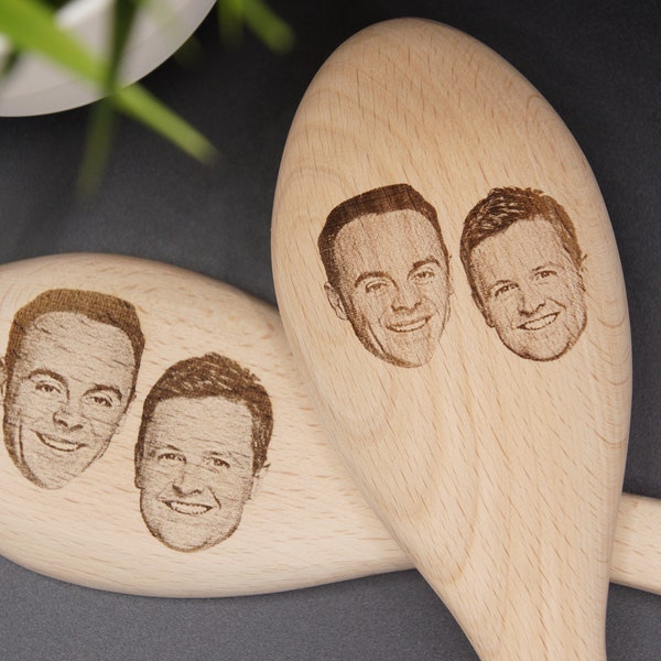 On A Spoon - Ant & Dec - Cadeau d'anniversaire amusant - Cadeau de pâtisserie - Cadeau de cuisine