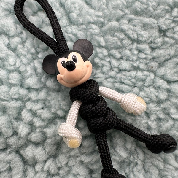 Pendant keychain paracord buddy mouse