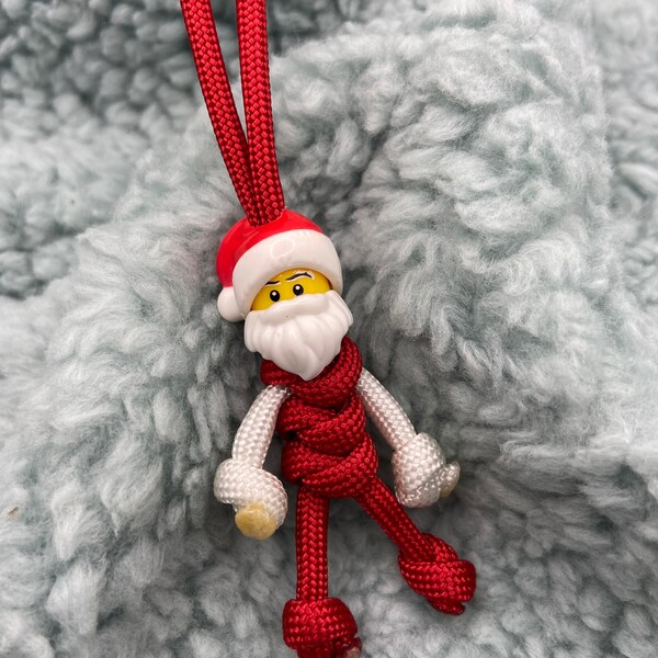 Anhänger Schlüsselanhänger Paracord Buddy Weihnachtsmann Santa Claus Weihnachten