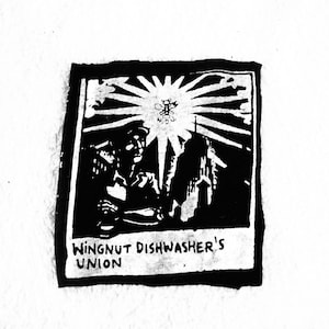 Wingnut Dishwashers Union Band Patch - Folk Punk Pat the Bunny