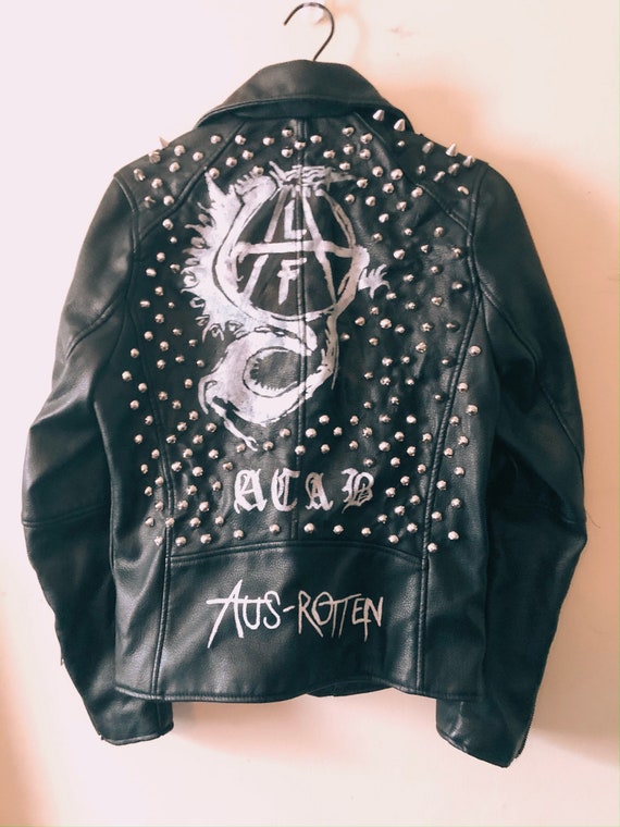 Leather jacket aus cheap