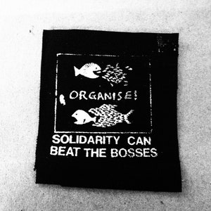 Organize! Solidarity Can Beat the Bosses! Patch