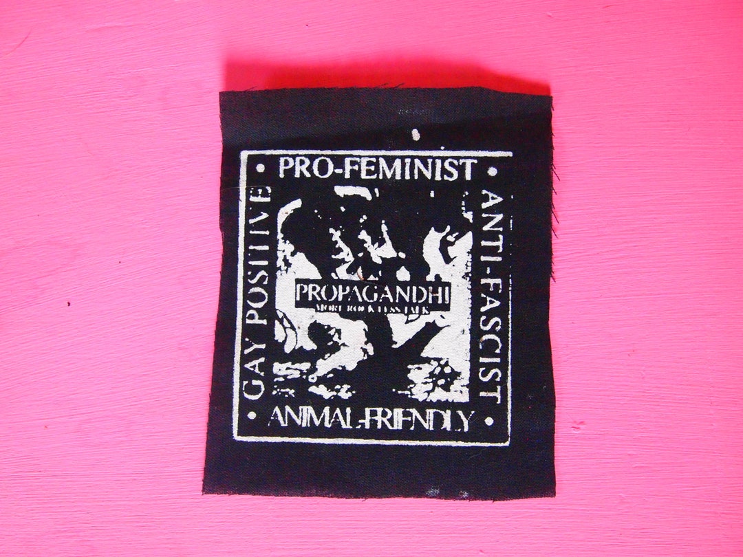 Propagandhi More Talk Less Rock Patch - Pro-feminist, Anti-fascist, Gay ...