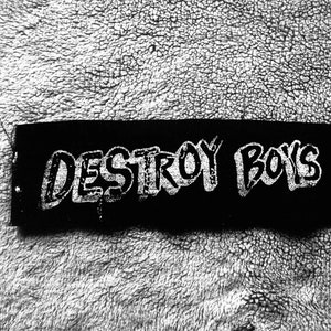 Patch da banda Destroy Boys