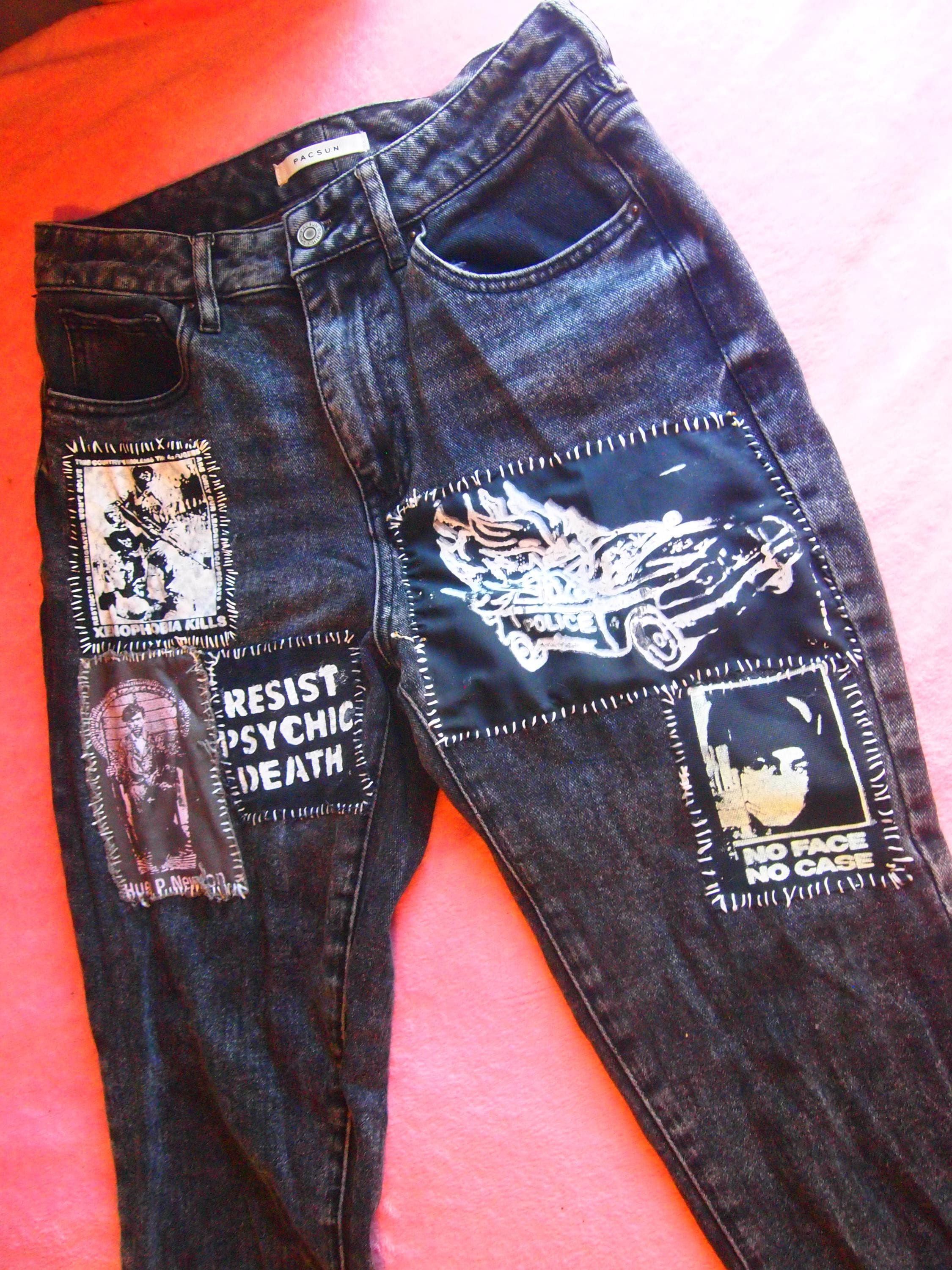 Crust punk pants - Etsy 日本