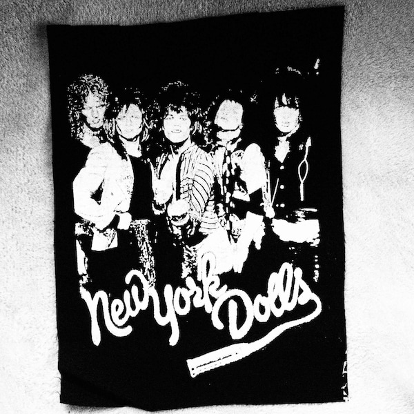 Patch op de rug van The New York Dolls