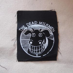 the Dead Milkmen Logo Patch