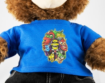 ETERNIA VILLAINS Hand-Made Teddy Bear Shirt (Fits most 16" to 18" bears)