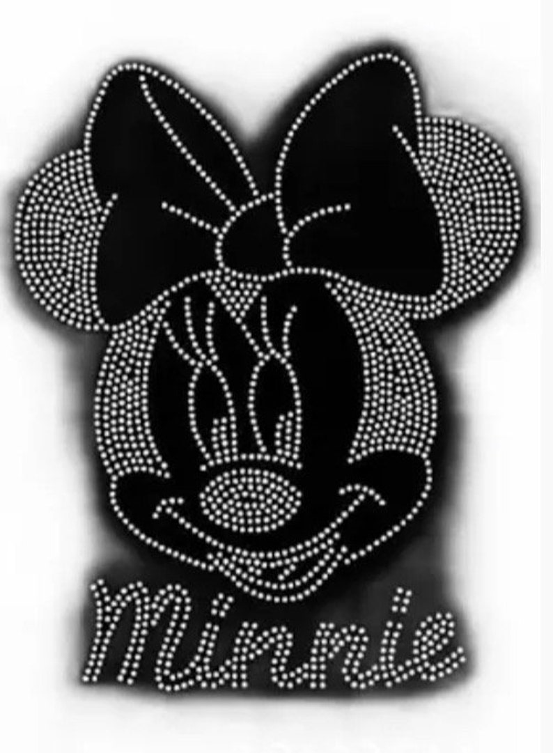 CUSTOM MADE hotfix Rhinestone transfer image 5