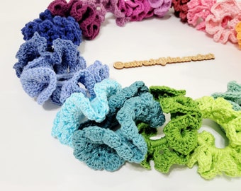 Crochet Scrunchie Pattern Bundle: 20 Instructions (PDF Instructions)