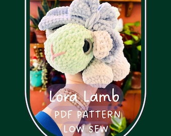 Crochet Lamb Pattern: Baby Sheep Plushie amigurumi (PDF Pattern)