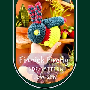 Crochet Firefly Pattern: Amigurumi Lightning Bug Plushie (PDF Pattern)