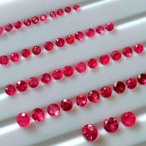 1.45 Carat Natural Red Spinel Gemstone: Diamond Cut, Burma Origin