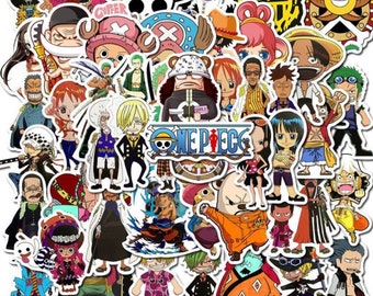 one piece anime stickers etsy