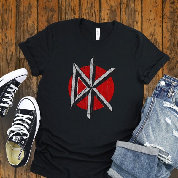 Dead Kennedys - Distressed Logo Print Unisex T-Shirt