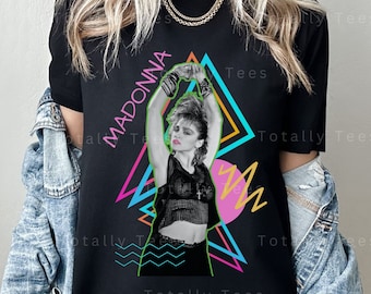 MADONNA T-shirt Shirt Tshirt Band Tee Vintage esthetische jaren 1980 T shirt Retro