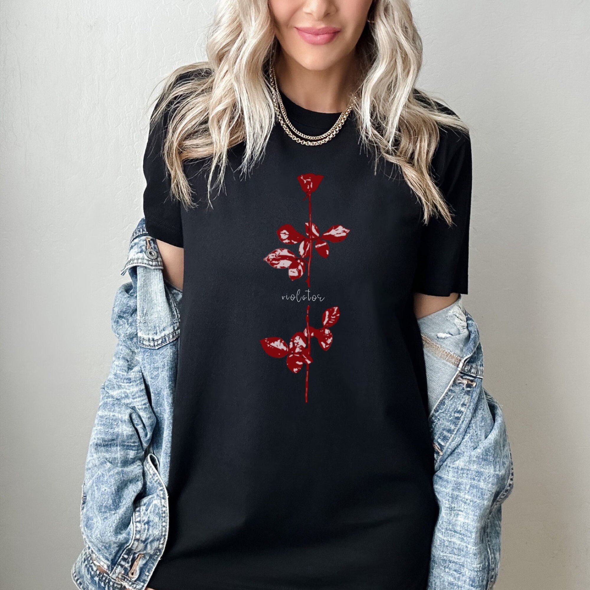 depeche mode t shirt women's