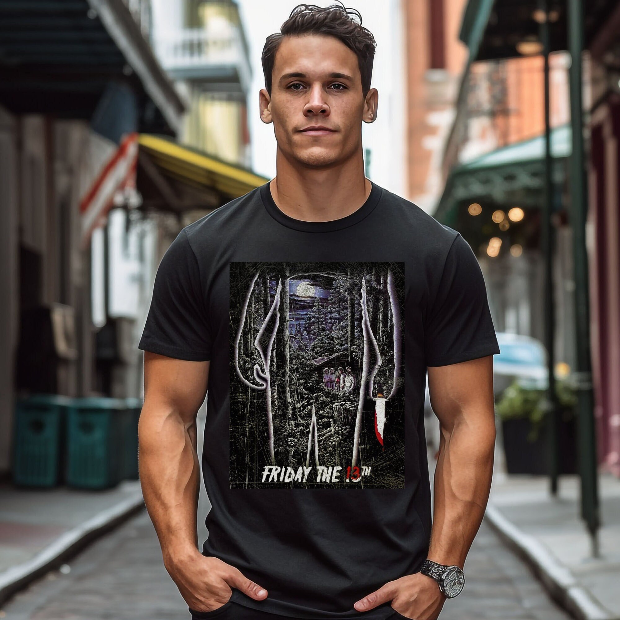 FRIDAY the 13th Tshirt T Shirt T-shirt Shirt Vintage Aesthetic Unisex
