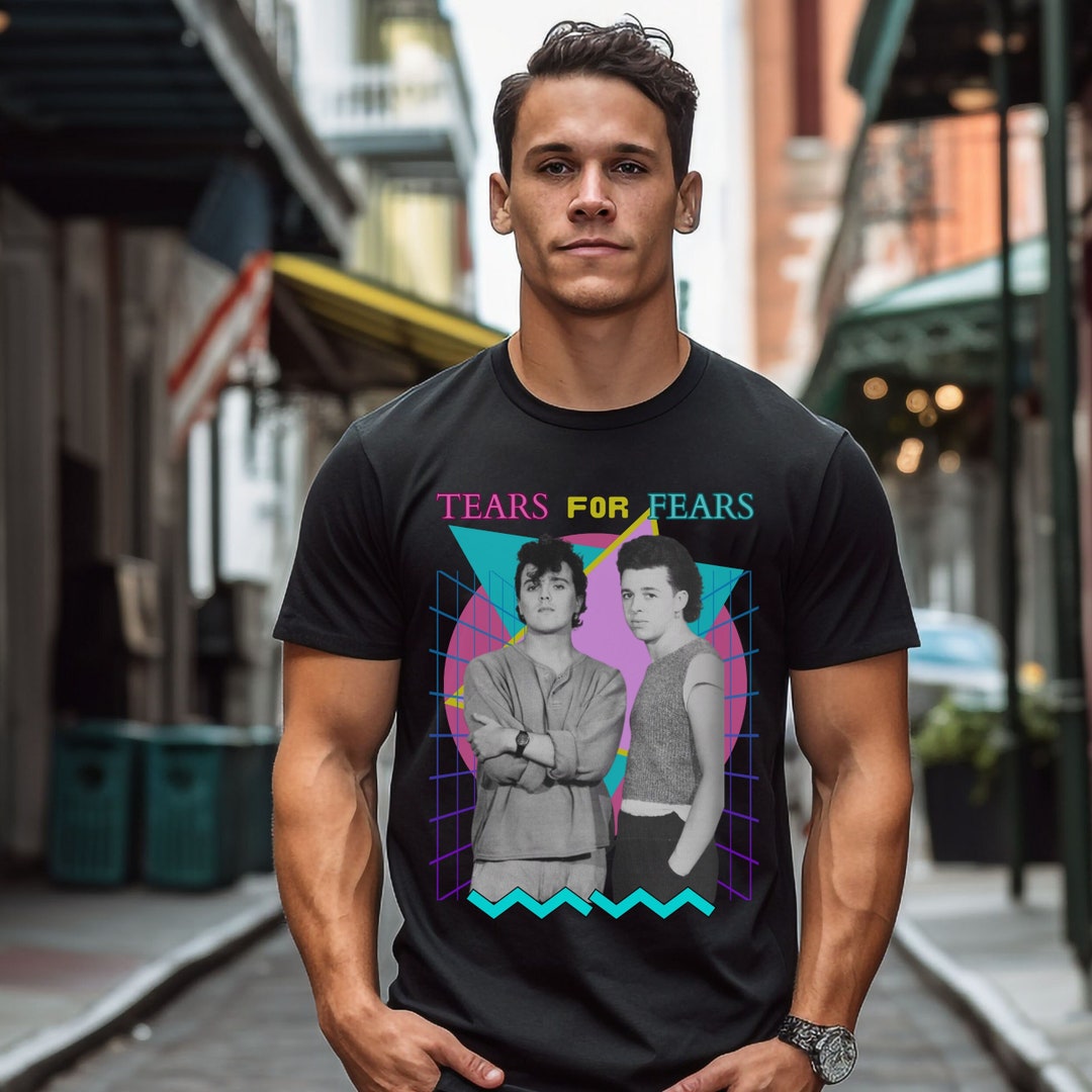 TEARS for FEARS Tshirt Tshirt T Shirt Tee Shirt Band Tee 1980s Vintage