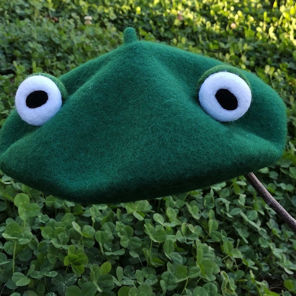 Frog Hat Etsy