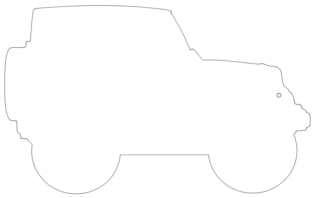 Jeep Cutting Board SVG Digital File for Acrylic and Wood Etsy