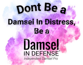 Damsel In Distress Defense PNG sublimazione dei file digitali