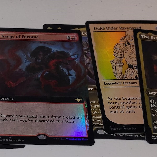 50 Assorted ALL FOIL MTG Magic the Gathering Card lot with Rares/Mythics pulled from Huge Collection!