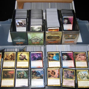 50 Multi-Color / Multicolored MTG Magic the Gathering Card Lot with Rares/mythics from Huge Collection!