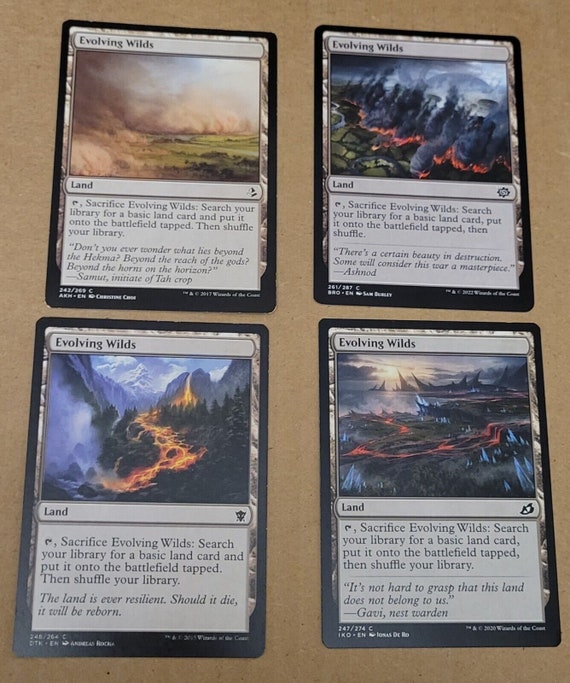 MTG 4x Evolving Wilds, Assorted Sets, May Include Foil! Busted