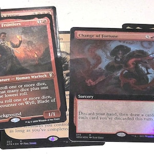 50 Assorted ALL FOIL MTG Magic the Gathering Card lot with Rares/Mythics pulled from Huge Collection!