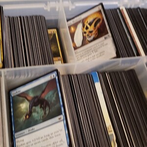 Magic: The Gathering MTG Starter Collection - 350+ Bulk Cards W/ Rares, Mythics, 2 Boosters, Box & Dice