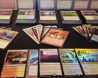 100 Non-Basic Land MTG Magic the Gathering Card lot with Rares/Mythics pulled from Huge Collection!