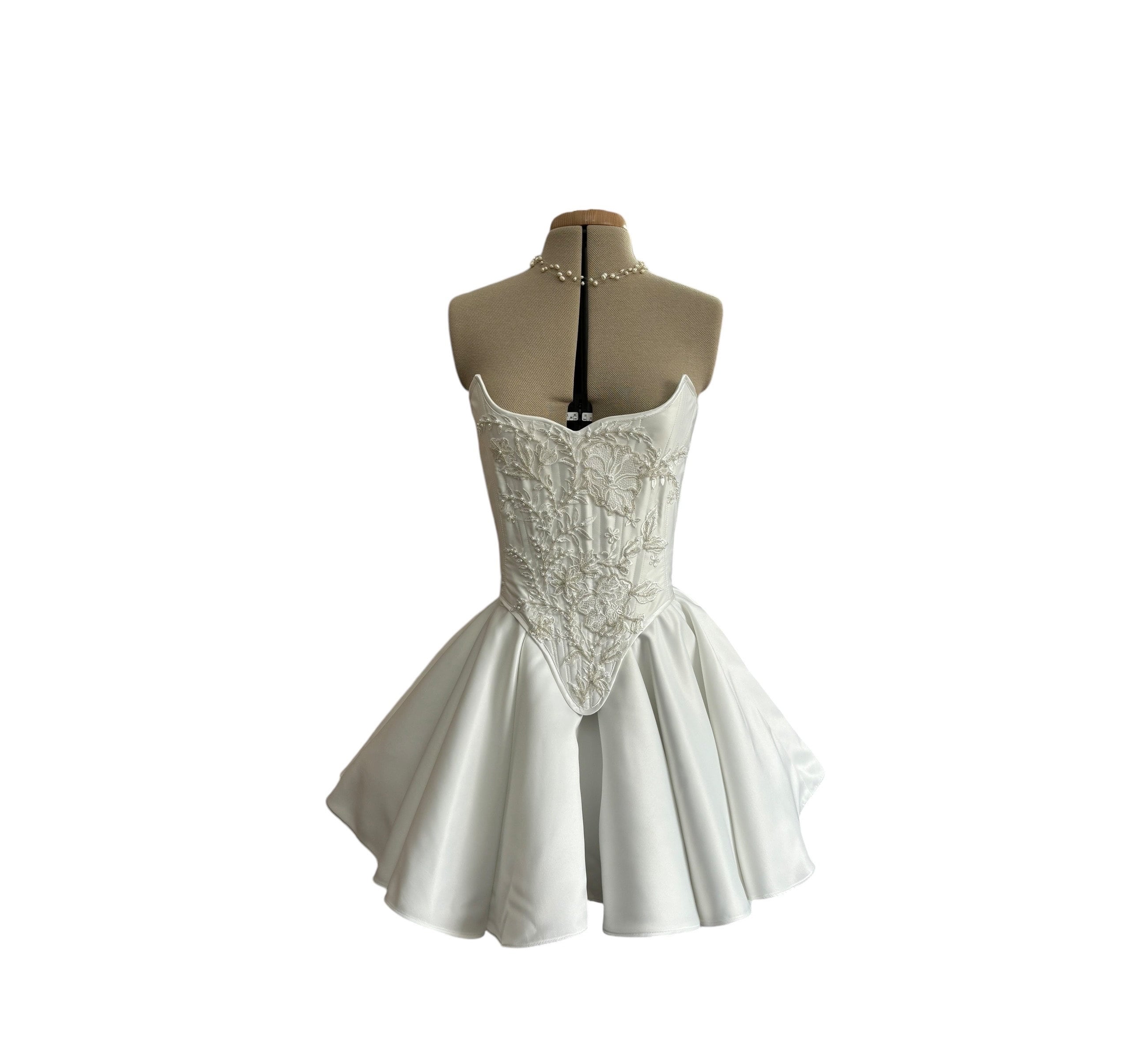 Handmade Sweetheart Beaded Bridal Corset